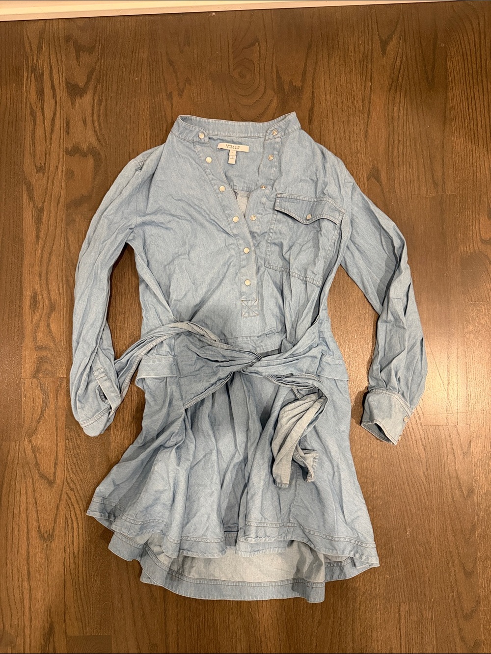 Derek Lam denim tie dress